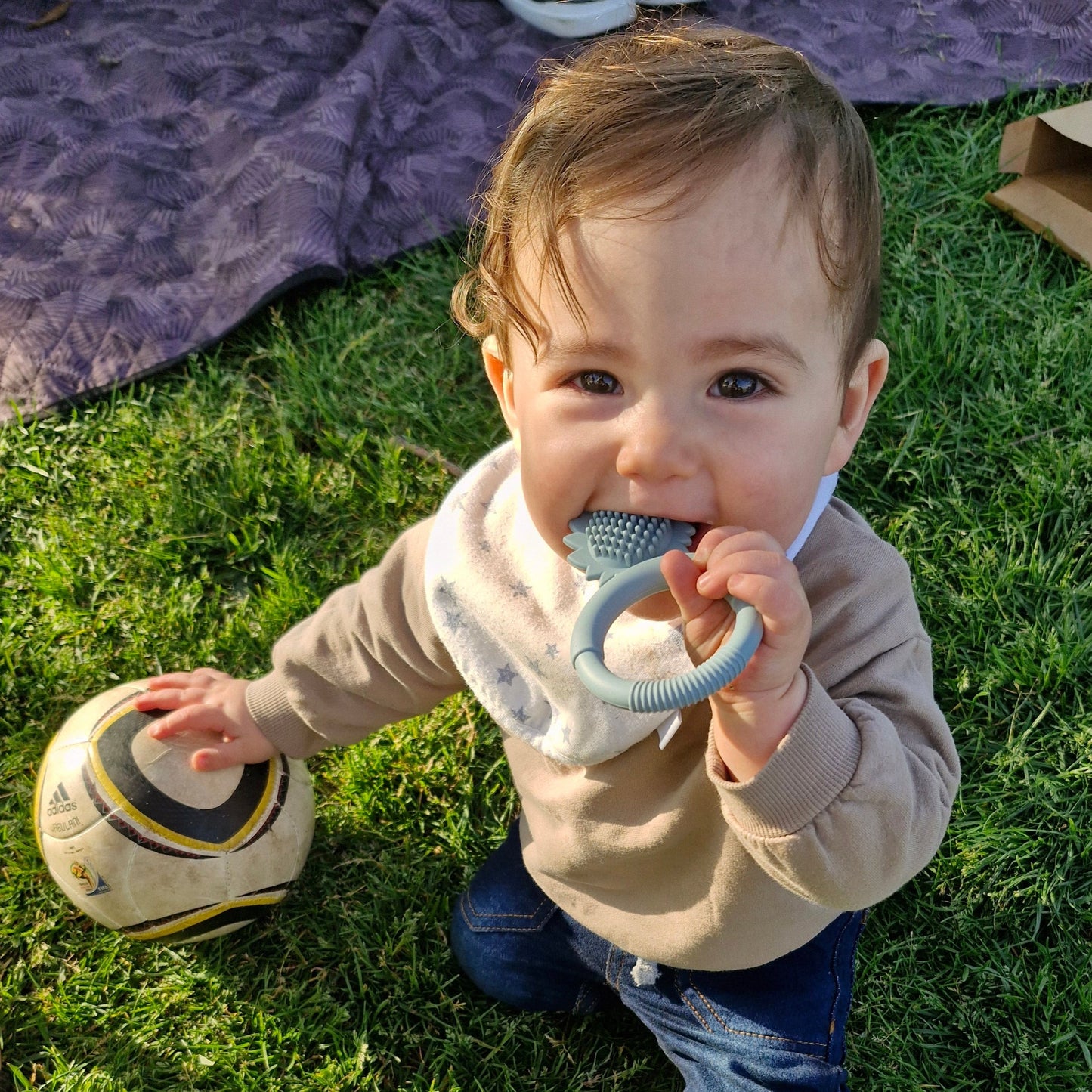 León, mordedor para bebés